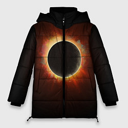 Куртка зимняя женская Солнечное затмение, цвет: 3D-черный
