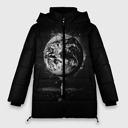 Куртка зимняя женская Взгляд на землю, цвет: 3D-светло-серый