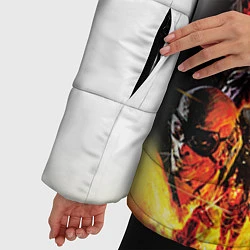 Куртка зимняя женская Metal gear solid 2, цвет: 3D-черный — фото 2