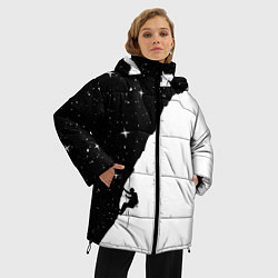 Куртка зимняя женская Ночной скалолаз, цвет: 3D-красный — фото 2