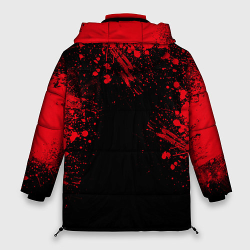 Женская зимняя куртка Keep Calm & Kill Zombies / 3D-Черный – фото 2