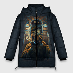 Куртка зимняя женская Baker Street 221B, цвет: 3D-черный