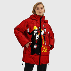 Куртка зимняя женская Communist Party, цвет: 3D-красный — фото 2