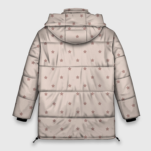 Женская зимняя куртка Лисенок в шапочке / 3D-Черный – фото 2