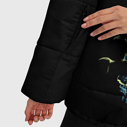 Куртка зимняя женская Zombie Island, цвет: 3D-черный — фото 2