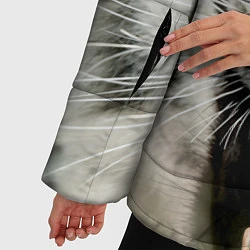 Куртка зимняя женская Свирепый тигр, цвет: 3D-черный — фото 2