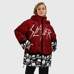Куртка зимняя женская Slayer Red, цвет: 3D-черный — фото 2