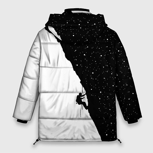 Женская зимняя куртка Ночной скалолаз / 3D-Черный – фото 2