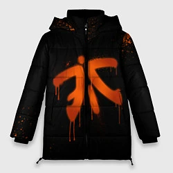 Куртка зимняя женская Fnatic: Black collection, цвет: 3D-красный