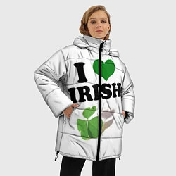 Куртка зимняя женская Ireland, I love Irish, цвет: 3D-красный — фото 2