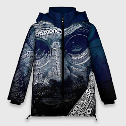 Куртка зимняя женская Стив Джобс, цвет: 3D-черный
