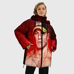 Куртка зимняя женская John Cena: Flame, цвет: 3D-черный — фото 2