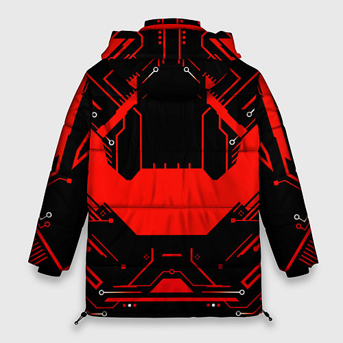 Женская зимняя куртка CS:GO Techno Style / 3D-Черный – фото 2