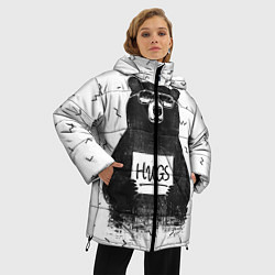 Куртка зимняя женская Bear Hugs, цвет: 3D-светло-серый — фото 2