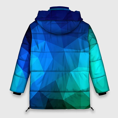 Женская зимняя куртка Fight Polygon / 3D-Черный – фото 2