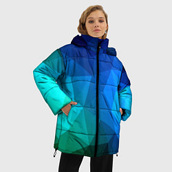 Куртка зимняя женская Fight Polygon, цвет: 3D-черный — фото 2