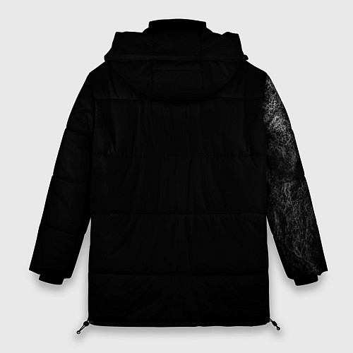 Женская зимняя куртка Оскал льва / 3D-Черный – фото 2