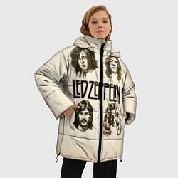 Куртка зимняя женская Led Zeppelin Guys, цвет: 3D-черный — фото 2