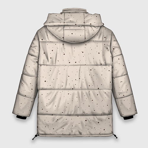 Женская зимняя куртка Влюбленные ежики / 3D-Черный – фото 2