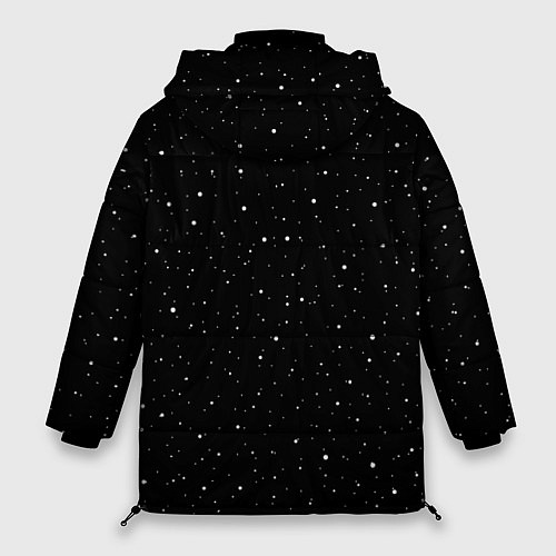 Женская зимняя куртка Космонавт с уточкой / 3D-Черный – фото 2