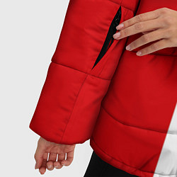 Куртка зимняя женская Arsenal FC: Red line, цвет: 3D-черный — фото 2