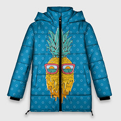Куртка зимняя женская Ананасовое лето, цвет: 3D-черный
