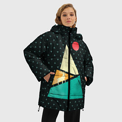 Куртка зимняя женская Горный олень, цвет: 3D-красный — фото 2