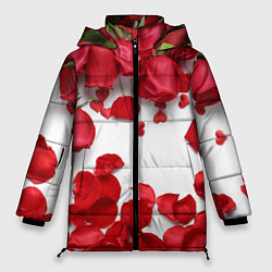 Куртка зимняя женская Сильные чуства, цвет: 3D-красный