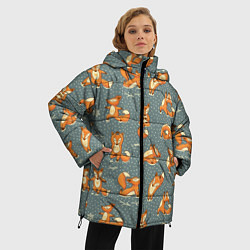 Куртка зимняя женская Foxes Yoga, цвет: 3D-черный — фото 2