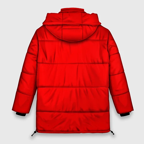 Женская зимняя куртка Серп и молот / 3D-Черный – фото 2