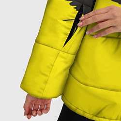 Куртка зимняя женская Чёрно-жёлтый, цвет: 3D-черный — фото 2