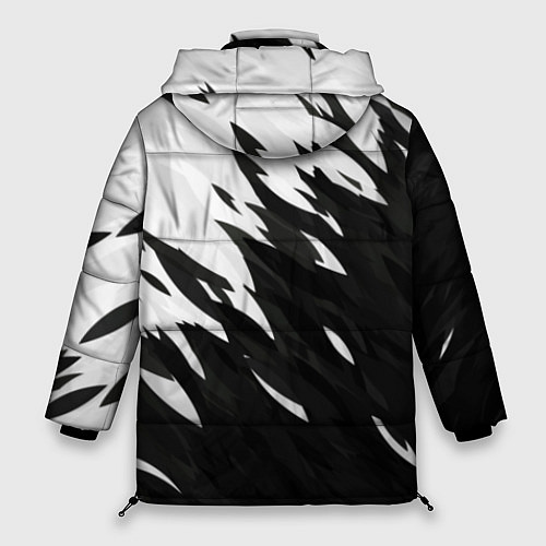 Женская зимняя куртка Black & white / 3D-Светло-серый – фото 2