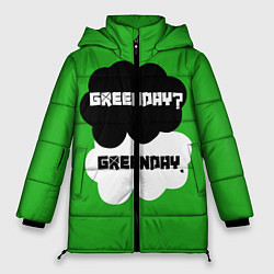 Куртка зимняя женская Green Day Clouds, цвет: 3D-черный