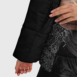 Куртка зимняя женская Dwayne Johnson, цвет: 3D-черный — фото 2