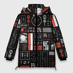 Куртка зимняя женская 21 Pilots: Geometry, цвет: 3D-черный