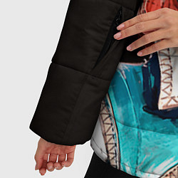 Куртка зимняя женская Трисс, цвет: 3D-черный — фото 2
