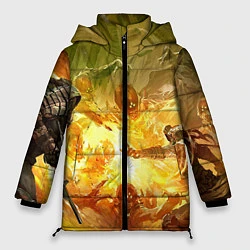 Куртка зимняя женская Destiny 2, цвет: 3D-красный