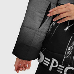 Куртка зимняя женская Depeche Mode: mono, цвет: 3D-черный — фото 2