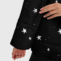 Куртка зимняя женская Чай Космос, цвет: 3D-черный — фото 2
