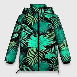 Женская зимняя куртка Tropical pattern
