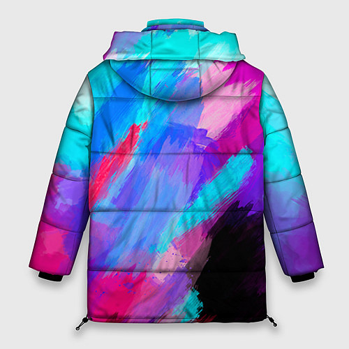 Женская зимняя куртка Chester Bennington: Colors / 3D-Черный – фото 2
