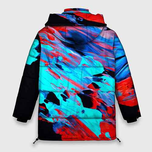 Женская зимняя куртка Краски лета / 3D-Черный – фото 2
