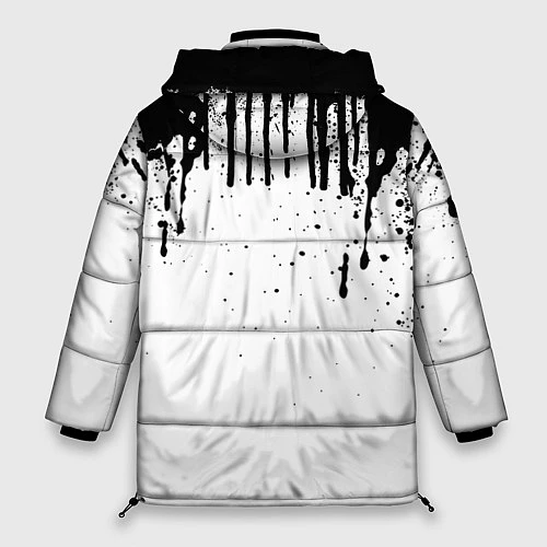 Женская зимняя куртка Нефть / 3D-Светло-серый – фото 2