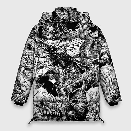 Женская зимняя куртка Berserk / 3D-Светло-серый – фото 2