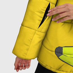 Куртка зимняя женская Just Banana (Yellow), цвет: 3D-красный — фото 2