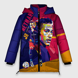 Куртка зимняя женская Jr. Neymar, цвет: 3D-черный