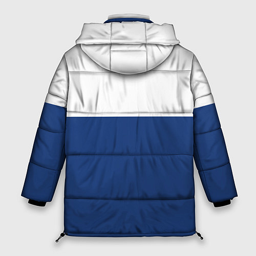 Женская зимняя куртка Chelsea FC: Light Blue / 3D-Красный – фото 2