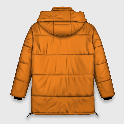 Женская зимняя куртка Тыква с косой / 3D-Черный – фото 2
