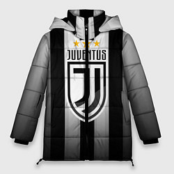 Куртка зимняя женская Juventus FC: New logo, цвет: 3D-красный