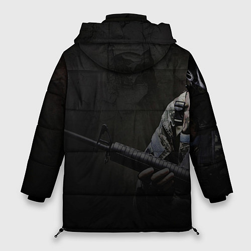 Женская зимняя куртка CS:GO SWAT / 3D-Черный – фото 2